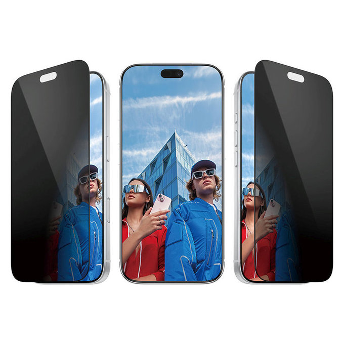 Schutzglas UWF 2-Way Privacy mit Applikator für iPhone 18 Pro, Schwarz, PanzerGlass