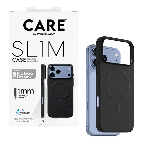 Hülle SL1M mit MagSAFE für iPhone 18 Pro Max/17 Pro Max/16e, Schwarz, PanzerGlass