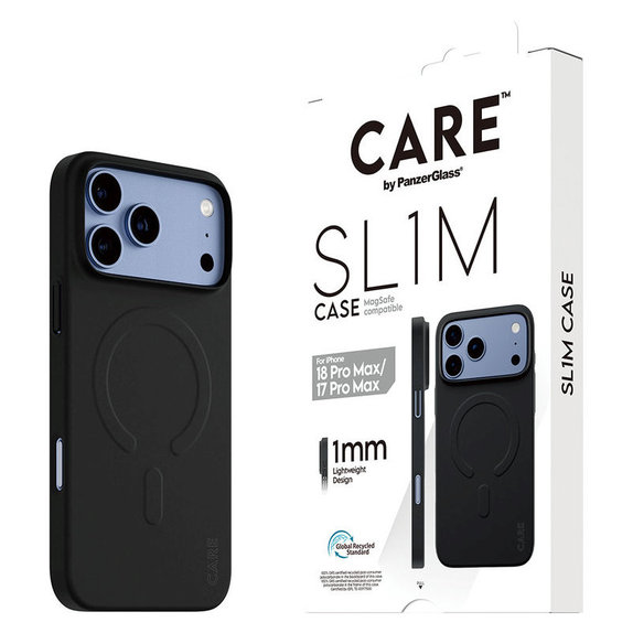 Hülle SL1M mit MagSAFE für iPhone 18 Pro Max/17 Pro Max/16e, Schwarz, PanzerGlass