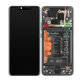 Huawei Mate 20 Pro - LCD-Display + Touchglas + Rahmen + Akku Batterie (Black) - 02352FRL Genuine Service Pack