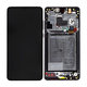 Huawei Mate 20 - LCD Display + Touchscreen Front Glas + Rahmen + Akku Batterie (Black) - 02352ETG Genuine Service Pack