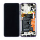 Huawei Honor 9X Pro - LCD Display + Touchscreen Front Glas + Rahmen + Akku Batterie (Phantom Purple) - 02353AKK Genuine Service Pack