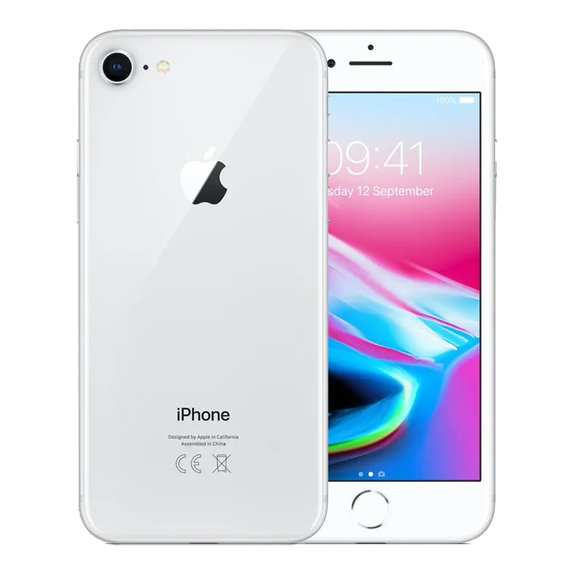 Apple iPhone 8 Silver 64GB A+ Refurbished