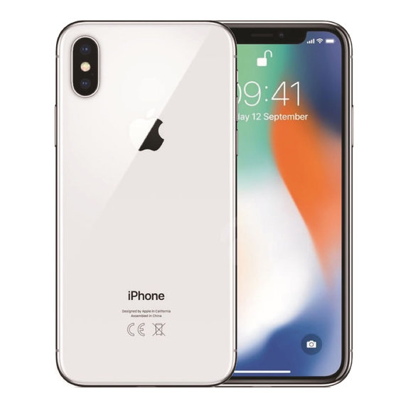 Apple iPhone X Silver 64GB B Refurbished