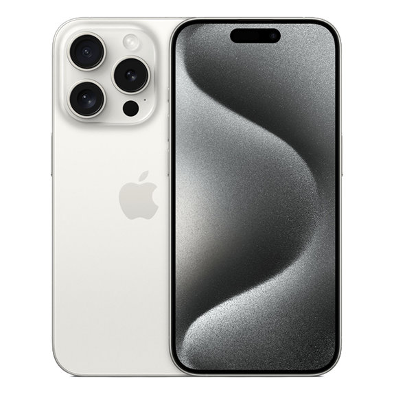 Apple iPhone 15 Pro White Titanium 256GB A+ Refurbished