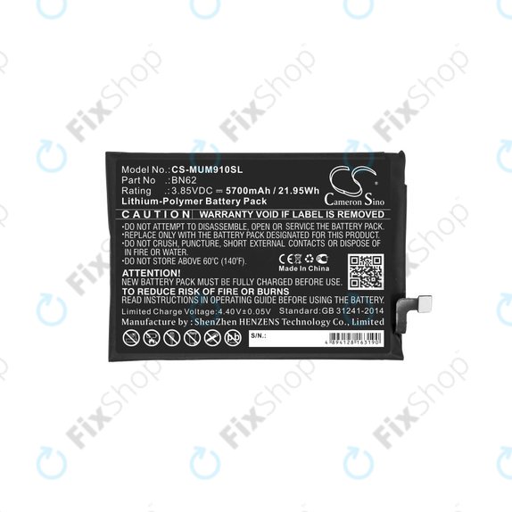 Xiaomi Redmi 9T - Akku Batterie BN62 5700mAh HQ