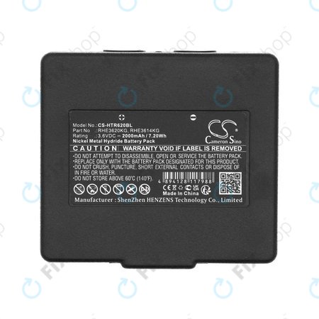 Batterie für Hetronic Abitron Mini, 2000mAh, Ni-MH, 3.6V, RHE3620KG, HQ