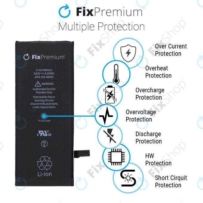 Apple iPhone 7 - Akku Batterie 1960mAh FixPremium