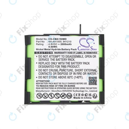 Batterie für Compex MI-Fitness, 2000mAh, Ni-MH, 4.8V, 941213, HQ