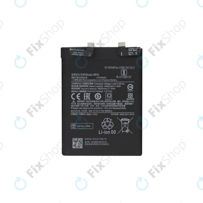 Xiaomi 12 Pro 2201122C 2201122G - Akku Batterie BP45 4600mAh