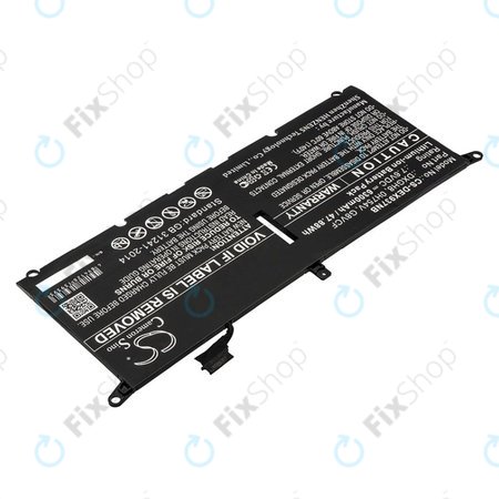 Akku batterie für Dell XPS 13 9370, 6300mAh, Li-Ion, 7.6V, DXGH8, HQ