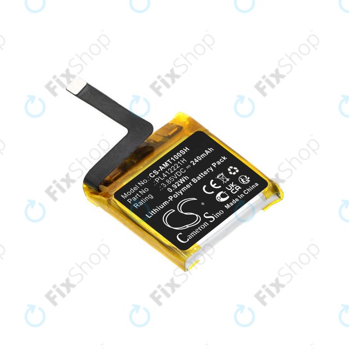 Batterie für Amazfit GTS, 240mAh, Li-Pol, 3.85V, PL412221H, HQ