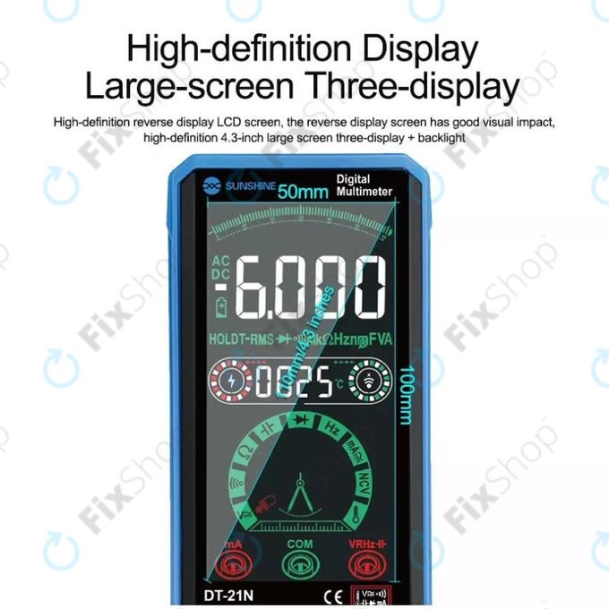Sunshine DT-21N - Touchscreen-Multimeter