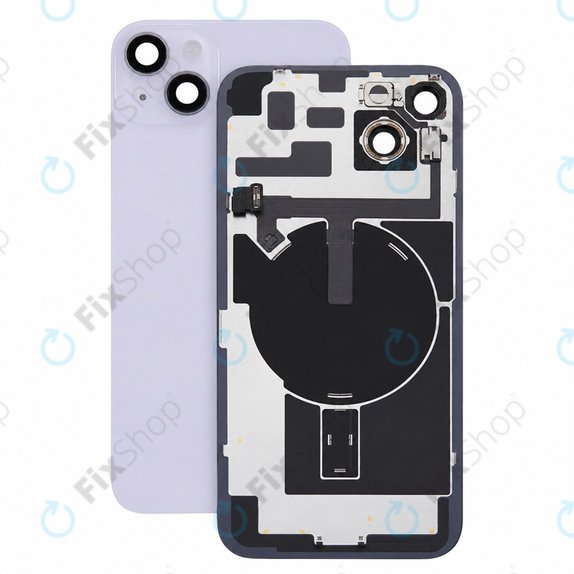Glas der Rückabdeckung für iPhone 14 Plus, Purple, Pulled A