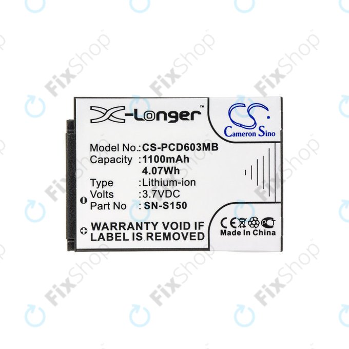 Batterie für Philips SCD 603, 1100mAh, Li-ion, 3.7V, SN-S150, HQ