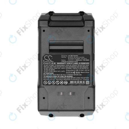 Akku batterie für Makita Cf001g, Ga005g, 4000mAh, Li-Ion, 40V, BL4020, HQ
