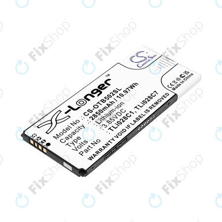 Batterie für Alcatel 1b 2020, Alcatel Ot-5002a, 2850mAh, Li-Ion, 3.85V, TLI028C1, HQ