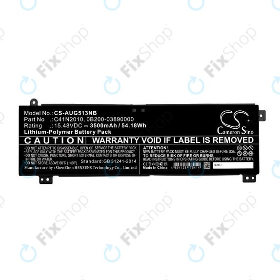 Akku batterie für Asus ROG Strix G15, G17, 3500mAh, Li-Pol, 15.48V, C41N2010, HQ