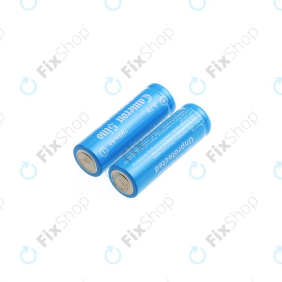 Wiederaufladbare Batterie, 2 Stk, 650mAh, Li-ion, 3.7V, 14430, HQ