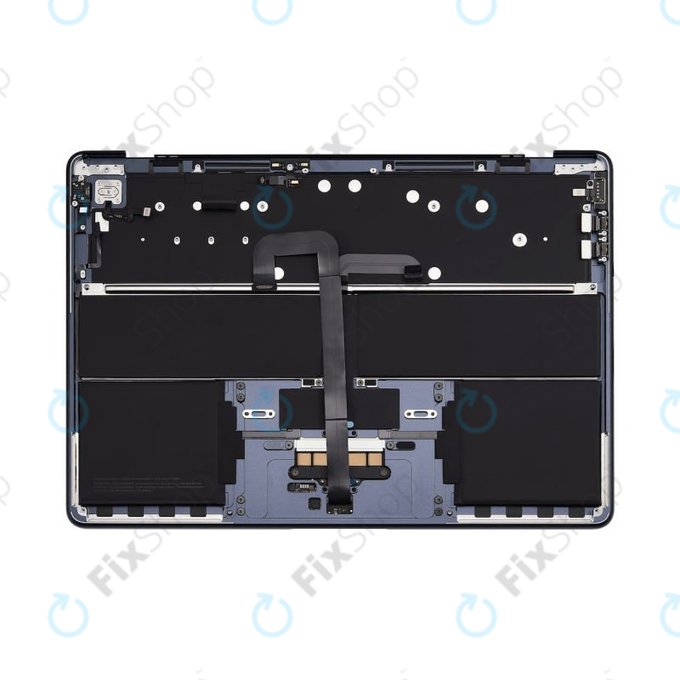 Oberer Tastaturrahmen für MacBook Air 13", A3113 (2024), mit US-Tastatur und Akku, Midnight, 661-40230, Genuine Apple