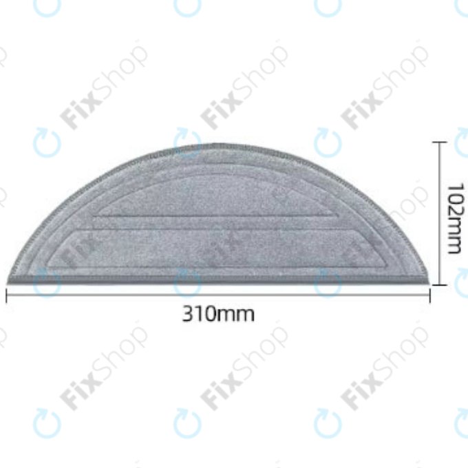 Wischtuch, 2 Stk. für Xiaomi Roborock Q10-series, S8 Pro, S8 Pro Plus