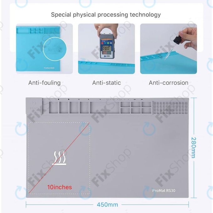 Refox ProMat RS30 - Heizkissen - LCD-Bildschirmtrenner - 45 x 28cm