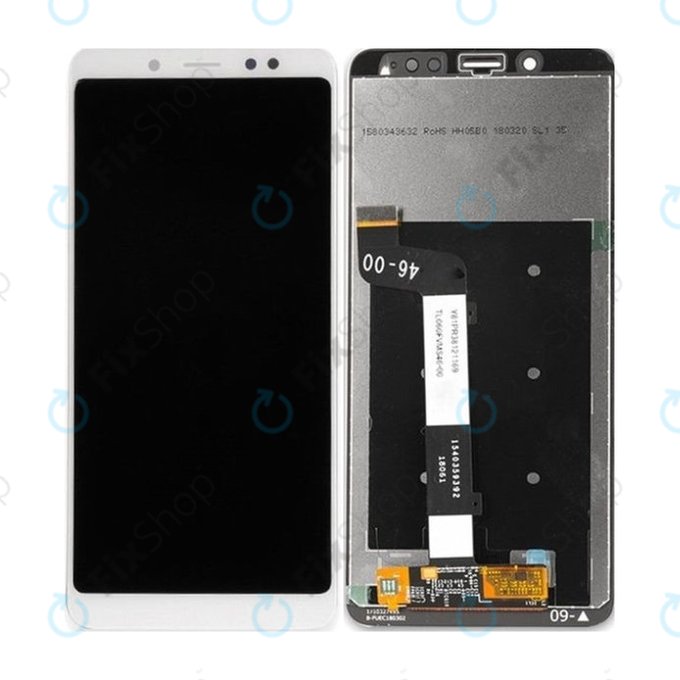 Xiaomi Redmi Note 5 Pro - LCD Kijelző + Érintőüveg (White) TFT