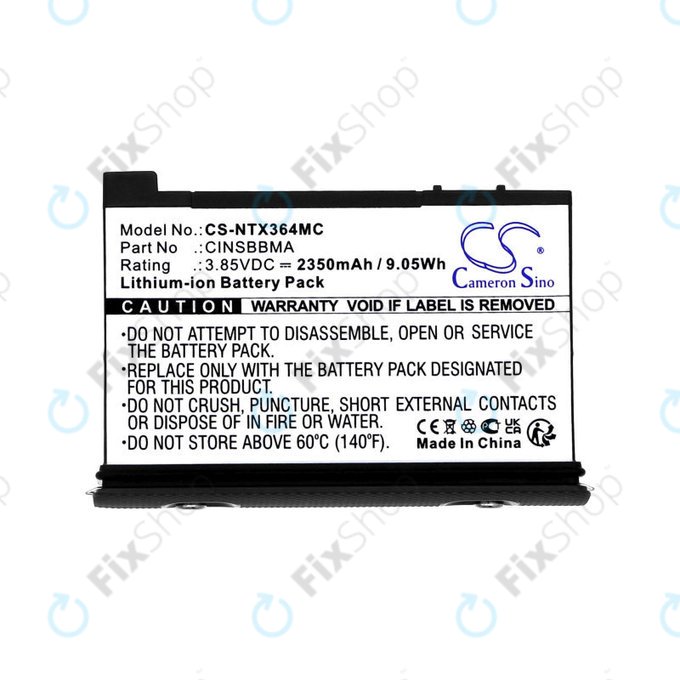 Batterie für Insta360 One X4, 2350mAh, Li-Ion, 3.85V, CINSBBMA, HQ