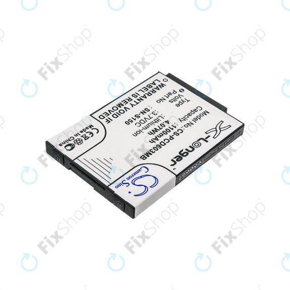 Batterie für Philips SCD 603, 1100mAh, Li-ion, 3.7V, SN-S150, HQ