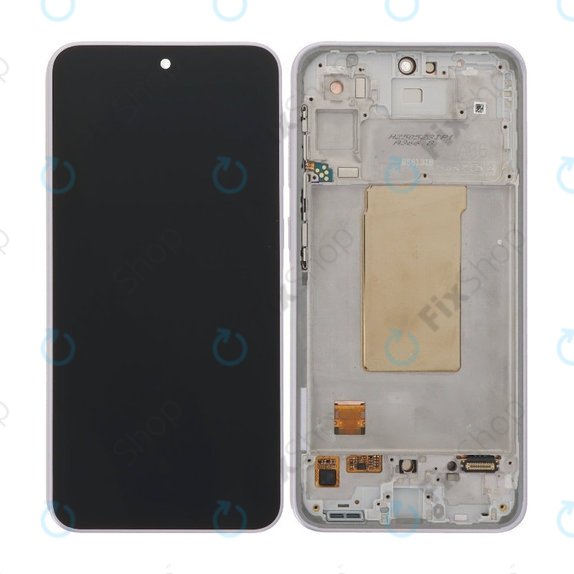 Samsung Galaxy A36 A366E - LCD Display + Touchscreen Front Glas + Rahmen (Awesome Lavender) TFT