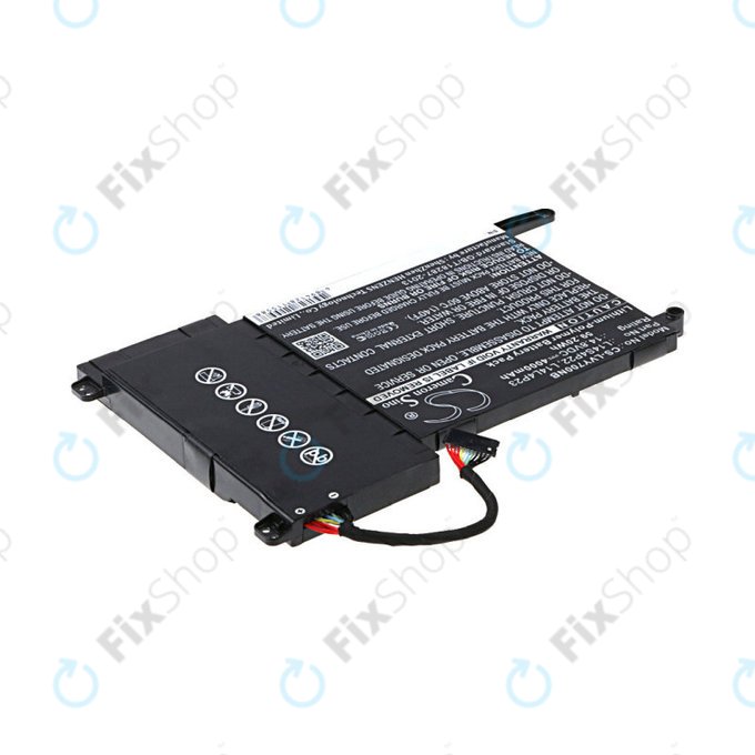 Batterie für Lenovo Eraser Y700, IdeaPad Y700, 4000mAh, Li-Pol, 14.8V, L14S4P22, HQ
