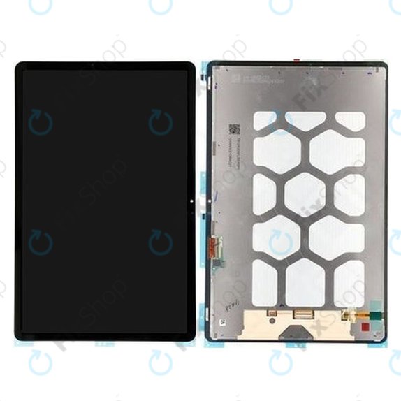 Samsung Galaxy Tab S7 FE 5G T736B - LCD Display + Touchscreen Front Glas + Rahmen (Mystic Black) - GH82-25897A Genuine Service Pack