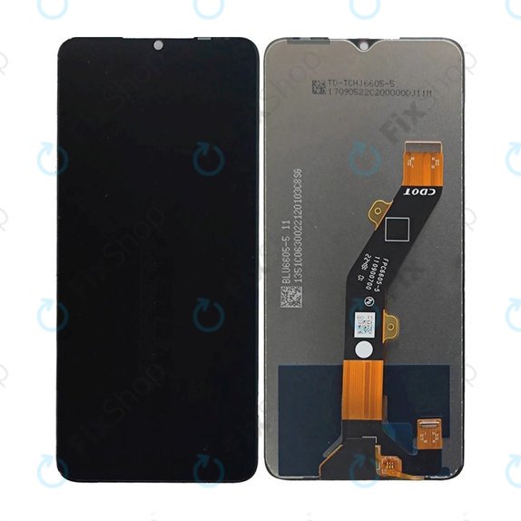 Tecno Spark 10, 10 5G - LCD Display + Touchscreen Front Glas TFT