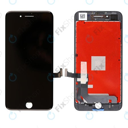 Apple iPhone 8 Plus - LCD Display + Touchscreen Front Glas + Rahmen (Black) Original Refurbished