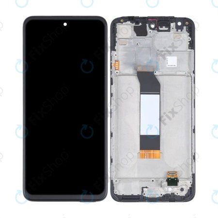 Xiaomi Redmi Note 10 5G, Poco M3 Pro 5G - LCD Display + Touchscreen Front Glas + Rahmen (Graphite Gray) TFT