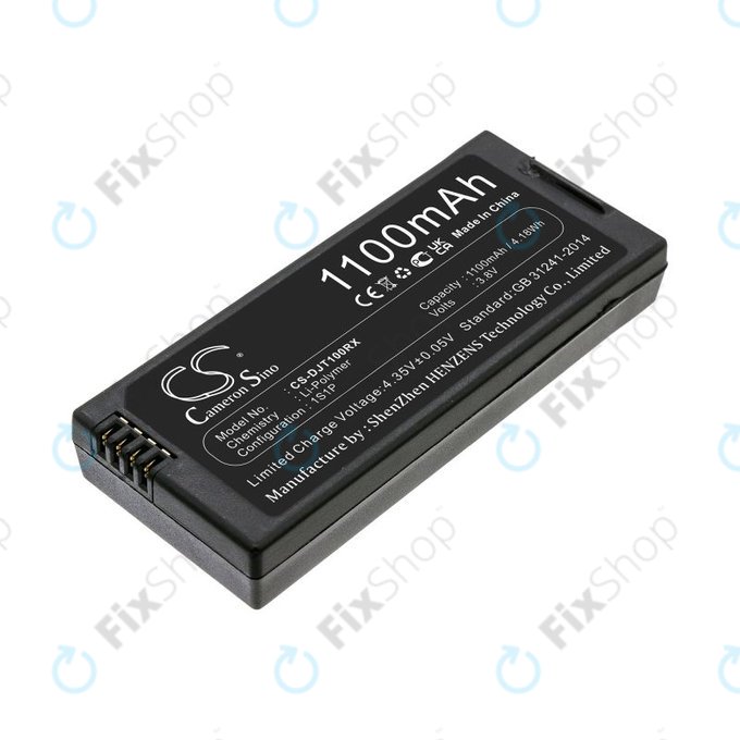 Akku batterie für DJI Tello, 1100mAh, Li-Pol, 3.8V, T01, HQ