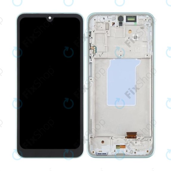 Samsung Galaxy A26 A266E - LCD Display + Touchscreen Front Glas + Rahmen (Mint) OLED