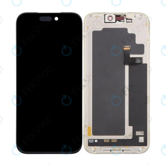 Display Soft OLED 120Hz für iPhone 17 Pro Max, Touchscreen-Glas mit Rahmen, FixPremium PRO