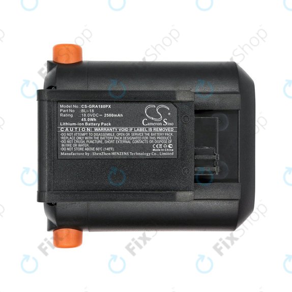 Batterie für Gardena Accu Hedge, Accujet, Comfortcut Li-18, Easycut, Trimmer Easycut Li-18, 2500mAh, Li-Ion, 18V, BLi-18, HQ