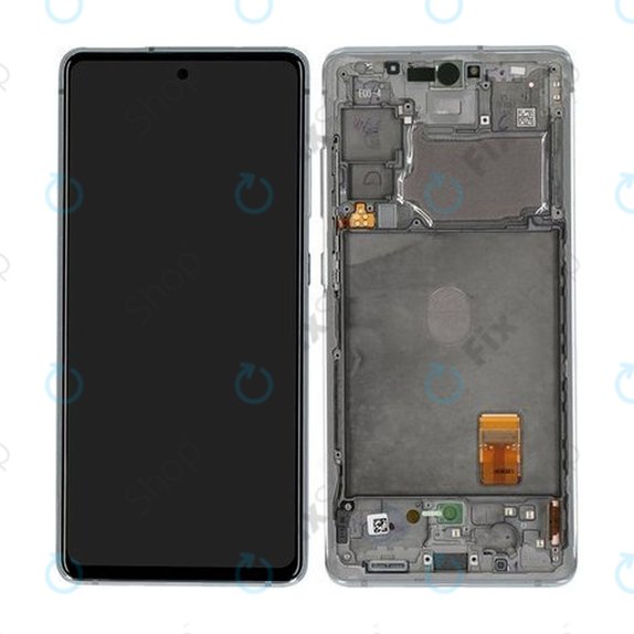 Samsung Galaxy S20 FE G780F - LCD Display + Touchscreen Front Glas + Rahmen (Cloud White) - GH82-24220B, GH82-24219B, GH82-31328B, GH82-31329B Genuine Service Pack
