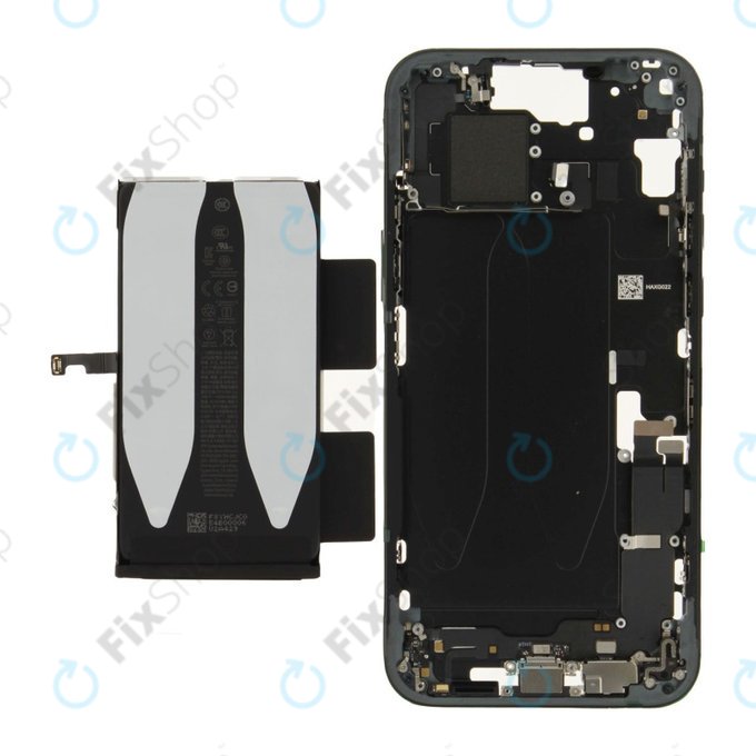 Mittelrahmen mit Batterie für iPhone 15 Plus | Black | ZD076-00674 | Genuine Apple