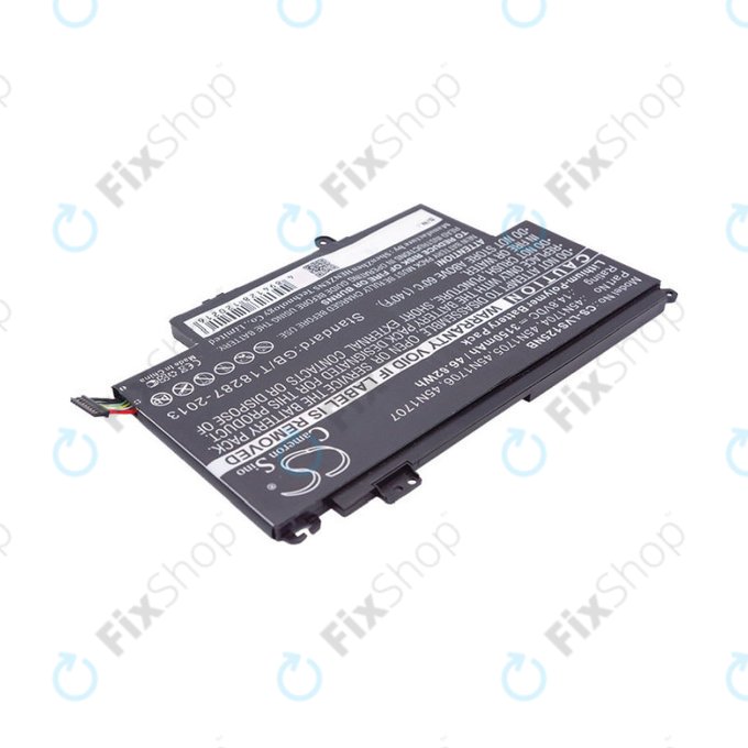 Batterie für Lenovo ThinkPad Yoga 12, Yoga S1, 3150mAh, Li-Pol, 14.8V, 45N1704, HQ