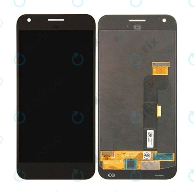 Google Pixel XL G-2PW2200 - LCD Display + Touchscreen Front Glas (Quite Black) - 83H90205-00 Genuine Service Pack