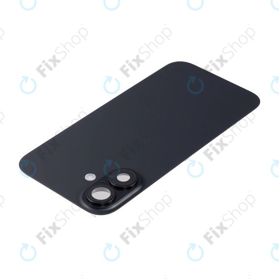Apple iPhone 16 Plus - Rückgehäuseglas + Kameraglas + Metallplatte + Magsafe-Magnet + Flex kabel (Black)