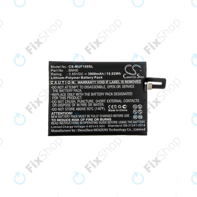 Xiaomi Pocophone F1 - Akku Batterie BM4E 3900mAh HQ
