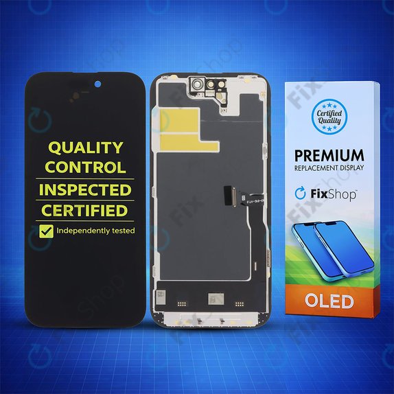 Display Soft OLED für iPhone 14 Pro, Touchscreen-Glas mit Rahmen, DIAGNOSTIC