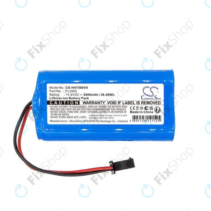 Batterie für Eufy Robovac 11, Haier TAB T550, Haier TAB560, 2600mAh, Li-ion, 14.8V, FL2600, HQ
