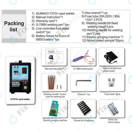 Sunkko 737G+ - Punktschweißmaschine (4.3KW)