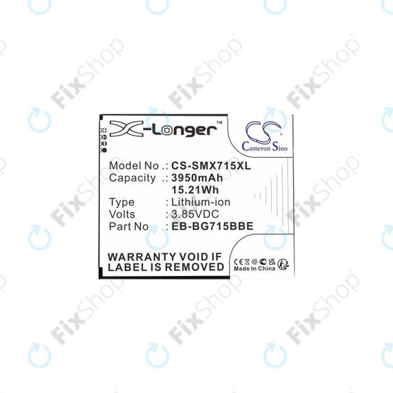 Samsung Galaxy Xcover Pro G715F - Akku Batterie EB-BG715BB 3950mAh HQ