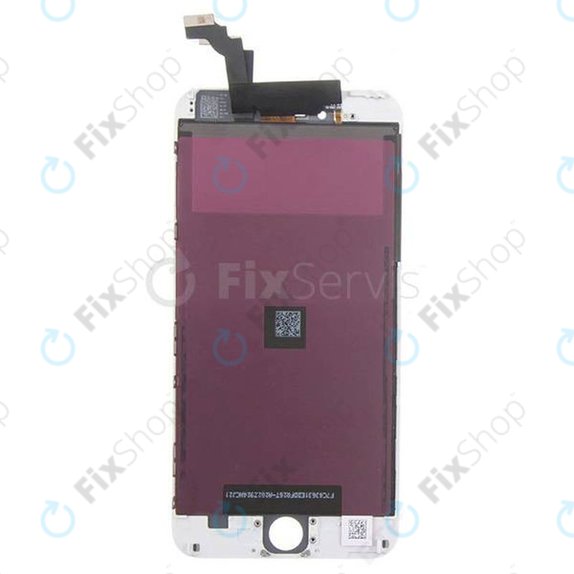 Display für iPhone 6 Plus, White, Touchscreen-Glas mit Rahmen